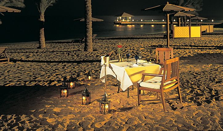 Private Dinner at The Pier at The Oberoi Beach Resort Sahl Hasheesh